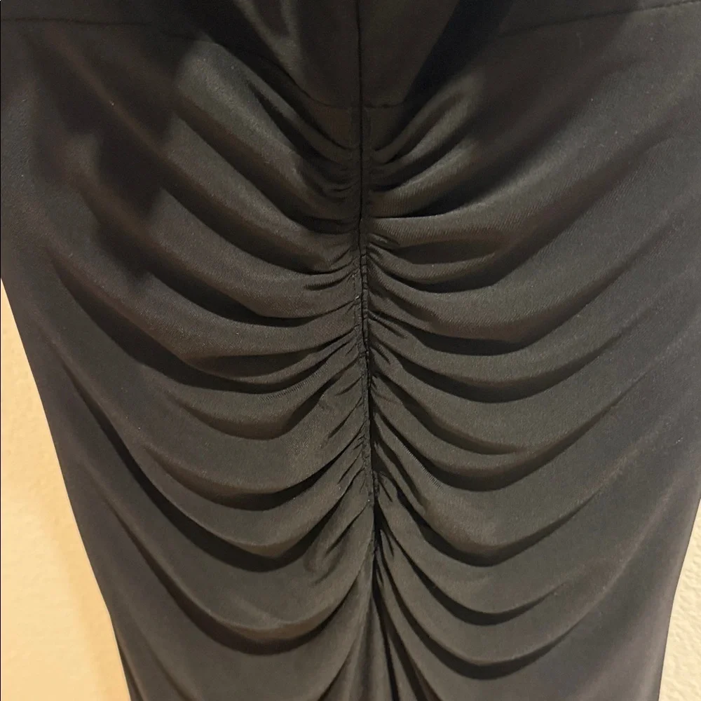 Xscape Black Strapless Ruffle Dress - Picture 10 of 10